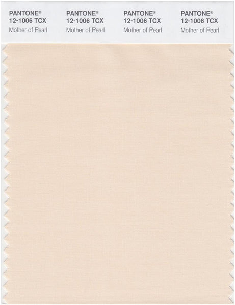 Pantone Smart 12-1006 TCX Color Swatch card | Mother of Pearl