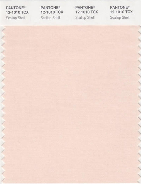Pantone Smart 12-1010 TCX Color Swatch Card | Scallop Shell