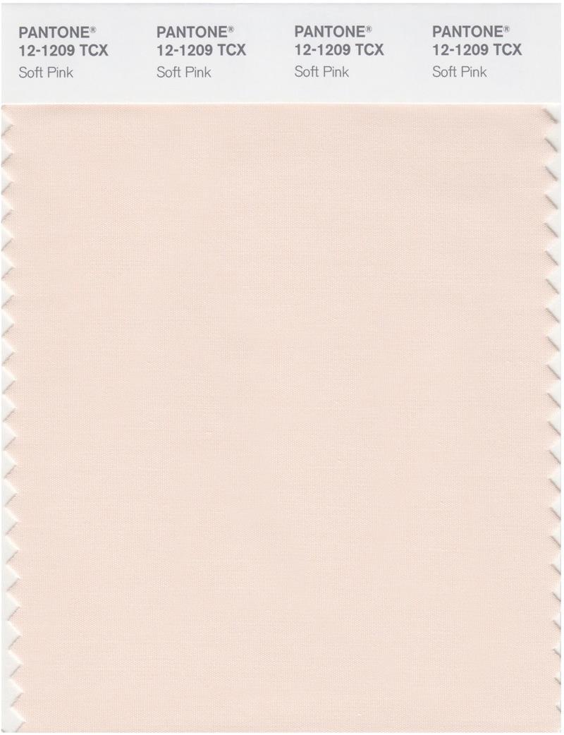 新品　PANTONE uncoated カラーガイド 色見本 Pantone Smart 12-1209 TCX Color swatch Card | Soft Pink | Magazine