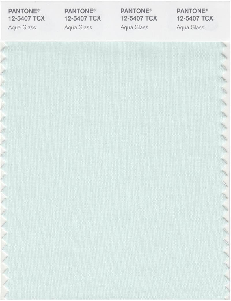Pantone Smart 12 5407 TCX Color Swatch Card Aqua Glass Magazine pantone-smart-12-5407-tcx-color-swatch-card-aqua-glass-magazine