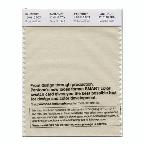 Pantone Smart 12-0110 TCX Color Swatch Card | Pistachio Shell