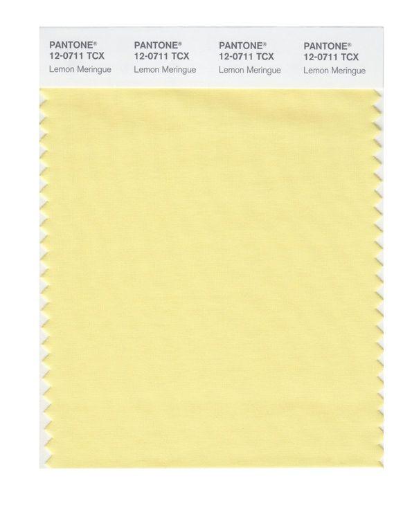 Pantone Smart 12-0711 TCX Color Swatch Card | Lemon Meringue