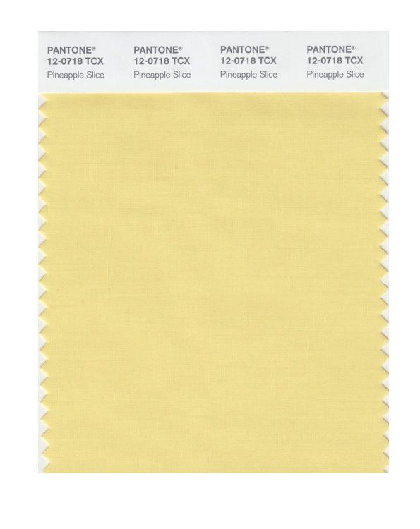Pantone Smart 12-0718 TCX Color Swatch Card | Pineapple Slice