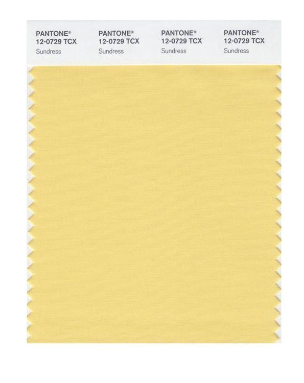Pantone Smart 12-0729 TCX Color Swatch Card | Sundress