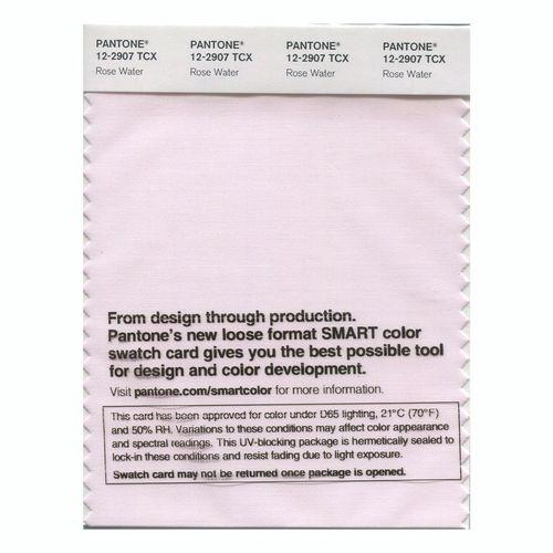 Pantone Smart 12-2907 TCX Color Swatch Card | Rose Water