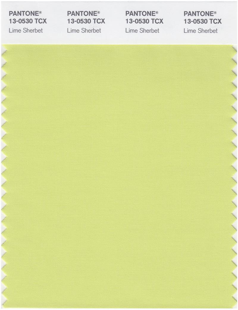 Pantone Smart 13-0530 TCX Color Swatch Card | Lime Sherbet