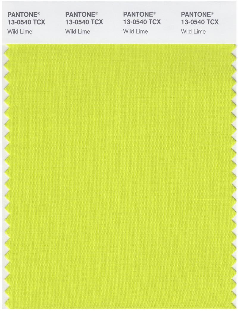 Pantone Smart 13-0540 TCX Color Swatch Card | Wild Lime | Magazine
