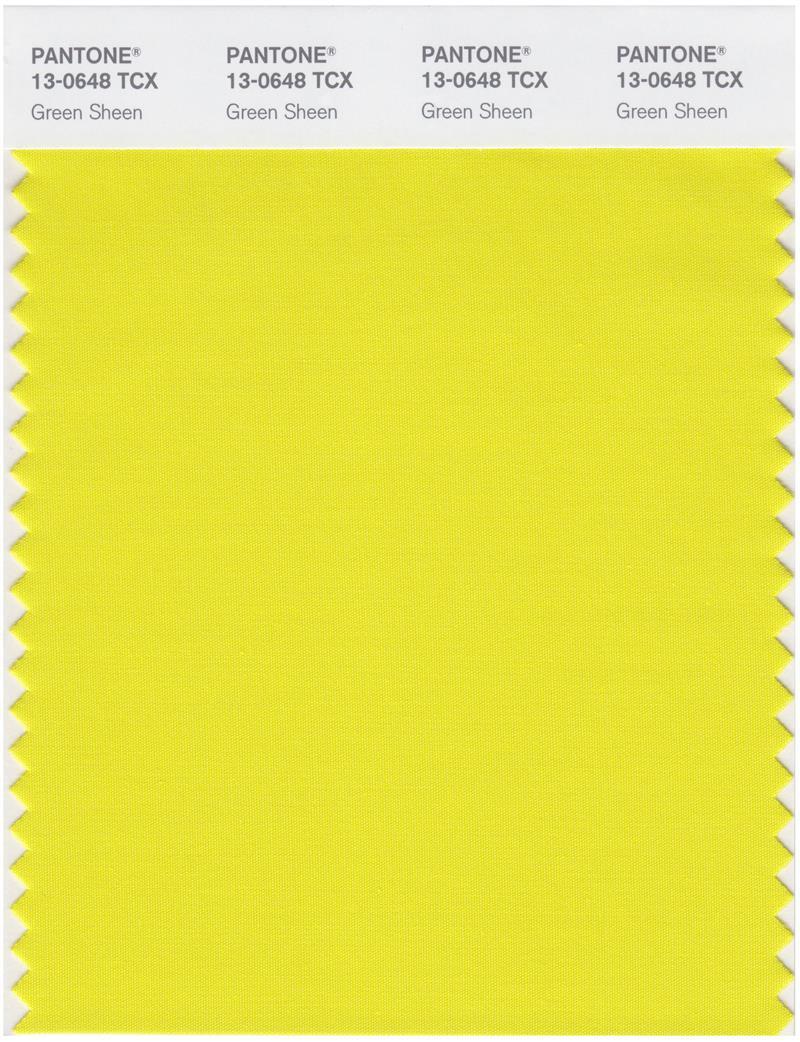 Pantone Smart 13-0648 TCX Color Swatch Card | Green Sheen