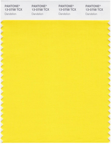 その他 PANTONE for fashion and  COLOR CARD Pantone Smart 13-0758 TCX Color Swatch Card | Dandelion