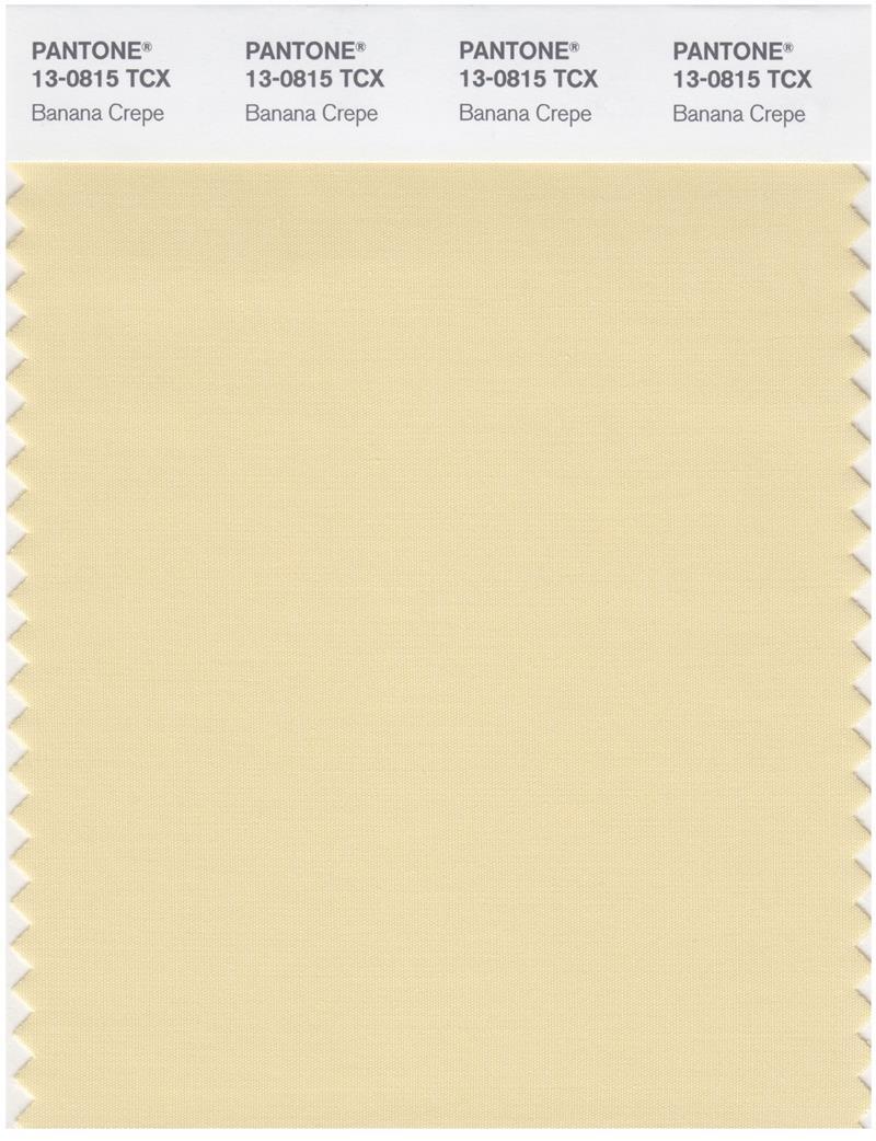 Pantone Smart 13-0815 TCX Color Swatch Card | Banana Crepe