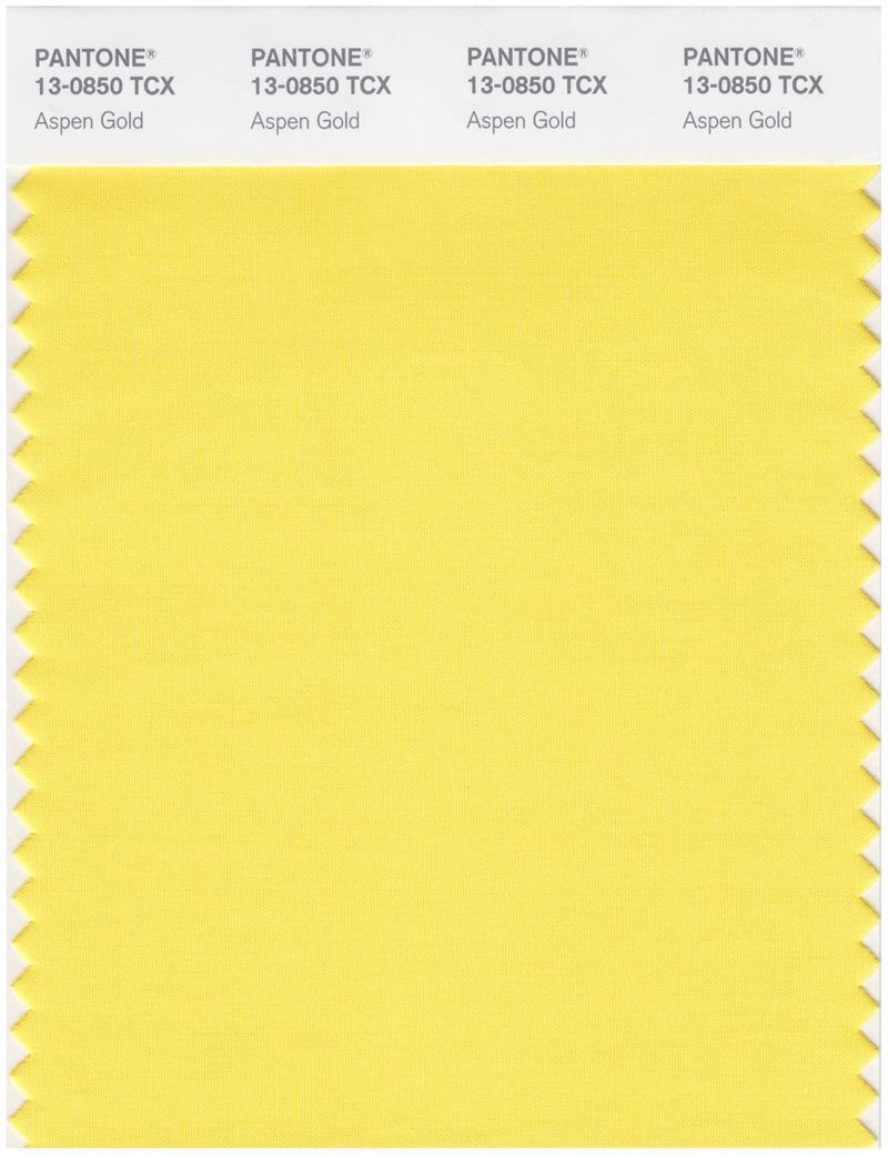 Pantone Smart 13-0850 TCX Color Swatch Card | Aspen Gold