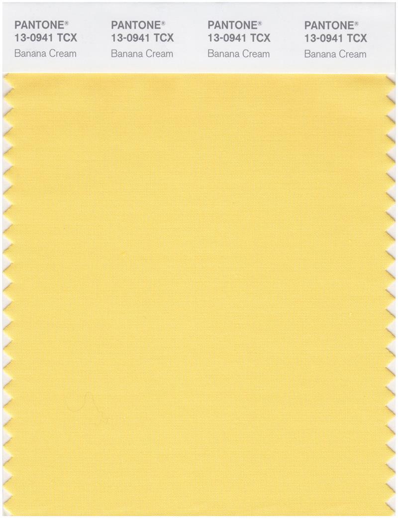 Pantone Smart 13-0941 TCX Color Swatch Card | Banana Cream