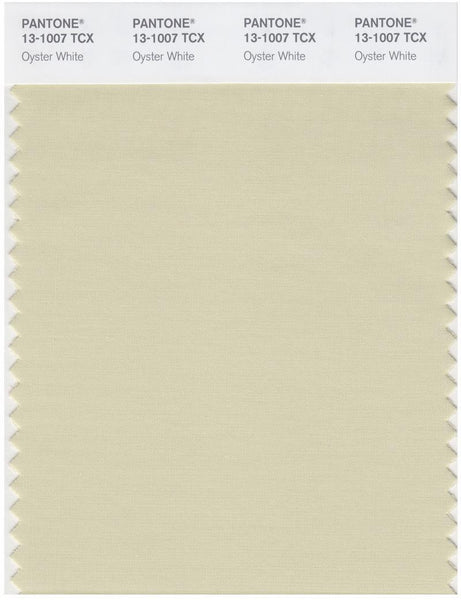 Pantone Smart 13-1007 TCX Color Swatch Card | Oyster White