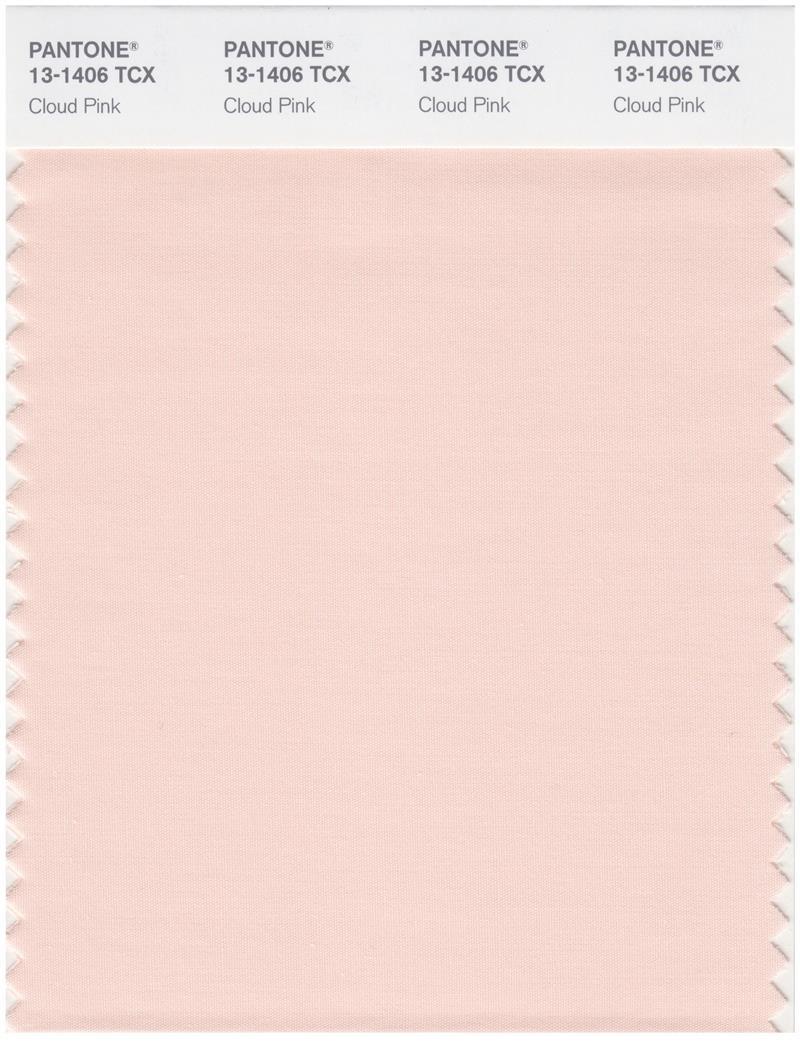 Pantone Smart 13-1406 TCX Color Swatch Card | Cloud Pink