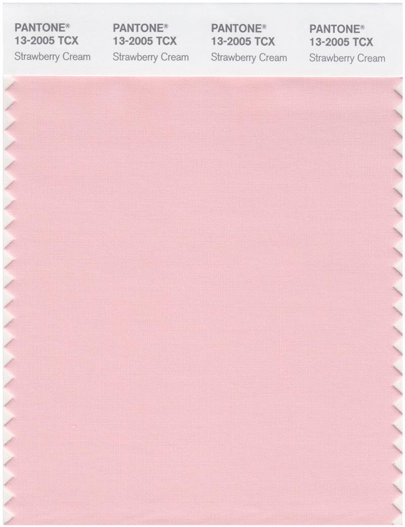 Pantone Smart 13-2005 TCX Color Swatch Card | Strawberry Cream