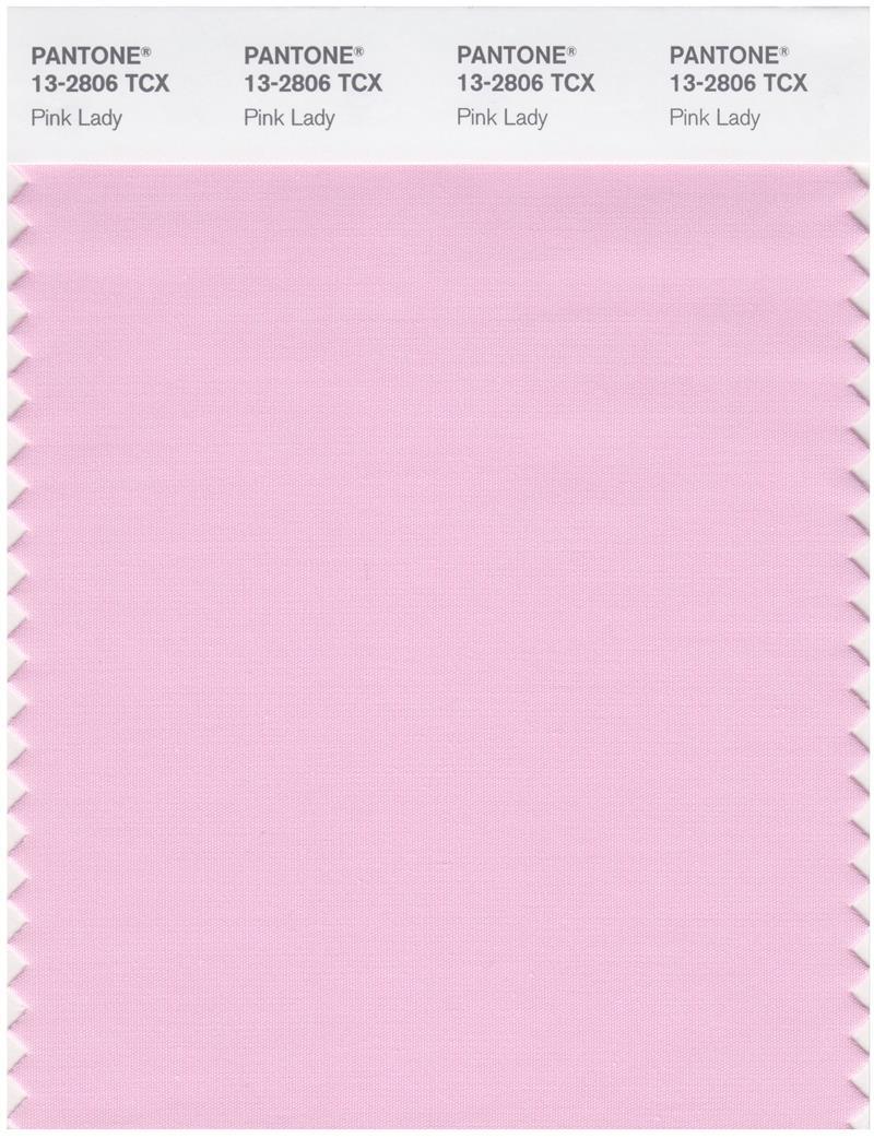 Pantone Smart 13-2806 TCX Color Swatch Card | Pink Lady