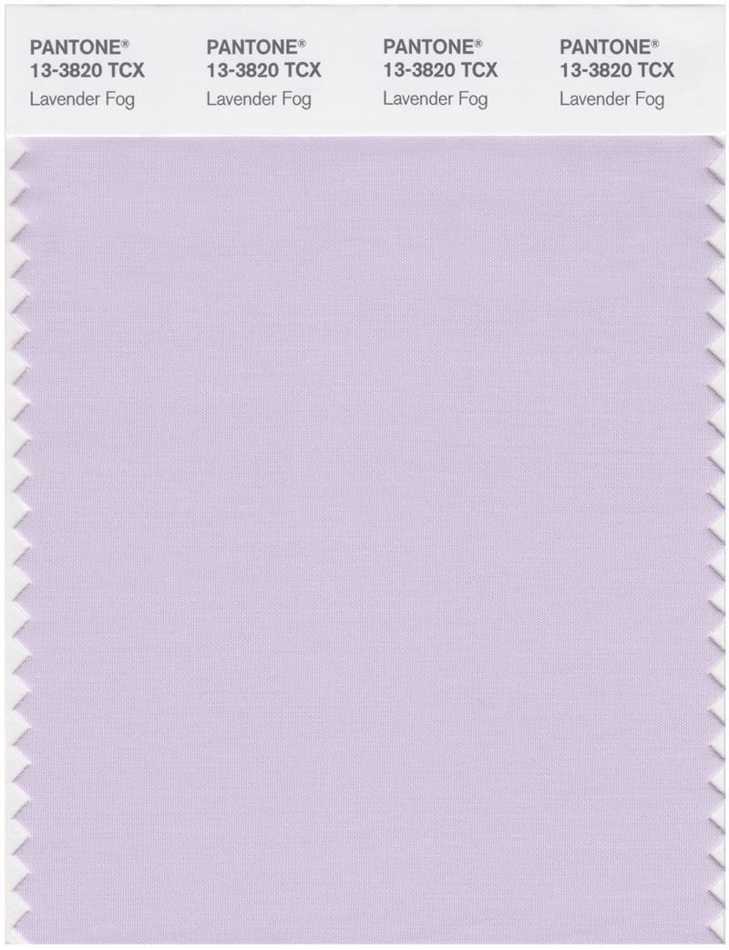 Pantone Smart 13-3820 TCX Color Swatch Card | Lavender Fog