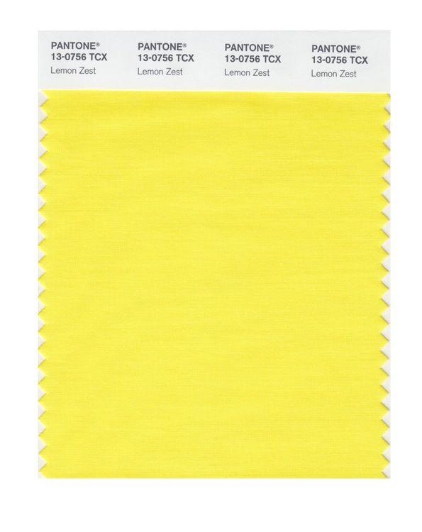 Pantone Smart 13-0756 TCX Color Swatch Card | Lemon Zest