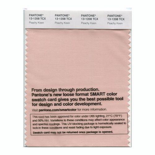 Pantone Smart 13-1208 TCX Color Swatch Card | Peachy Keen