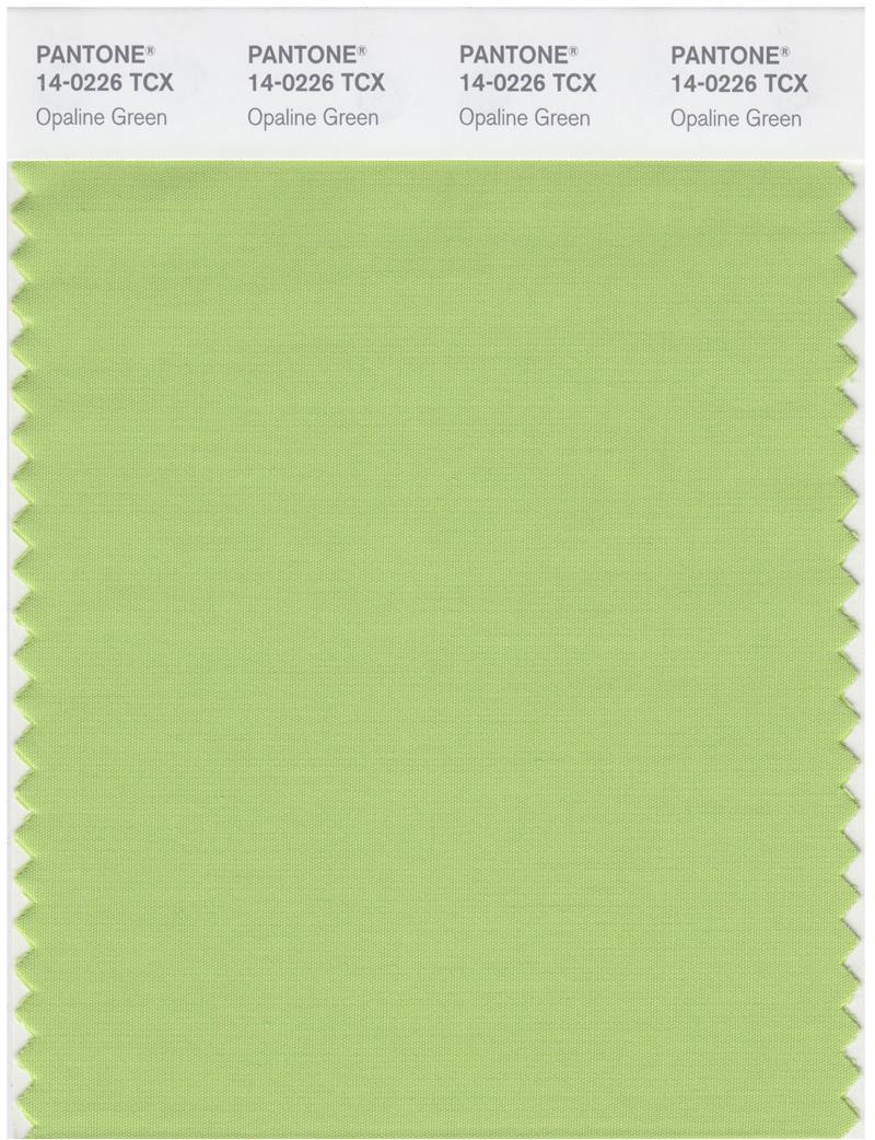 PANTONE 色見本 Pantone Smart 14-0226 TCX Color Swatch Card | Opaline Green