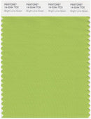 Pantone Smart 14-0244 TCX Color Swatch Card | Bright Lime Green