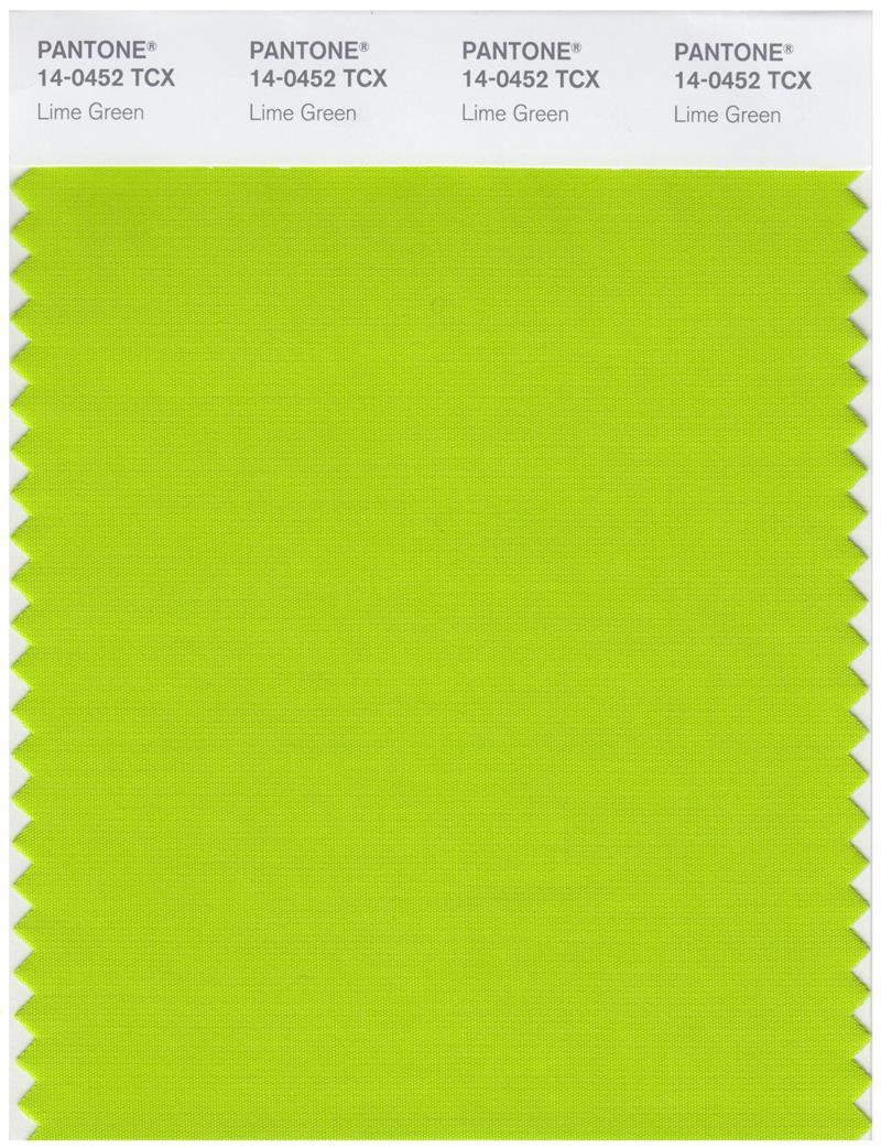 Pantone Smart 14-0452 TCX Color Swatch Card | Lime Green