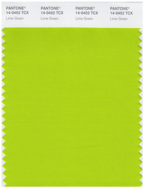 Pantone Smart 14-0452 TCX Color Swatch Card | Lime Green