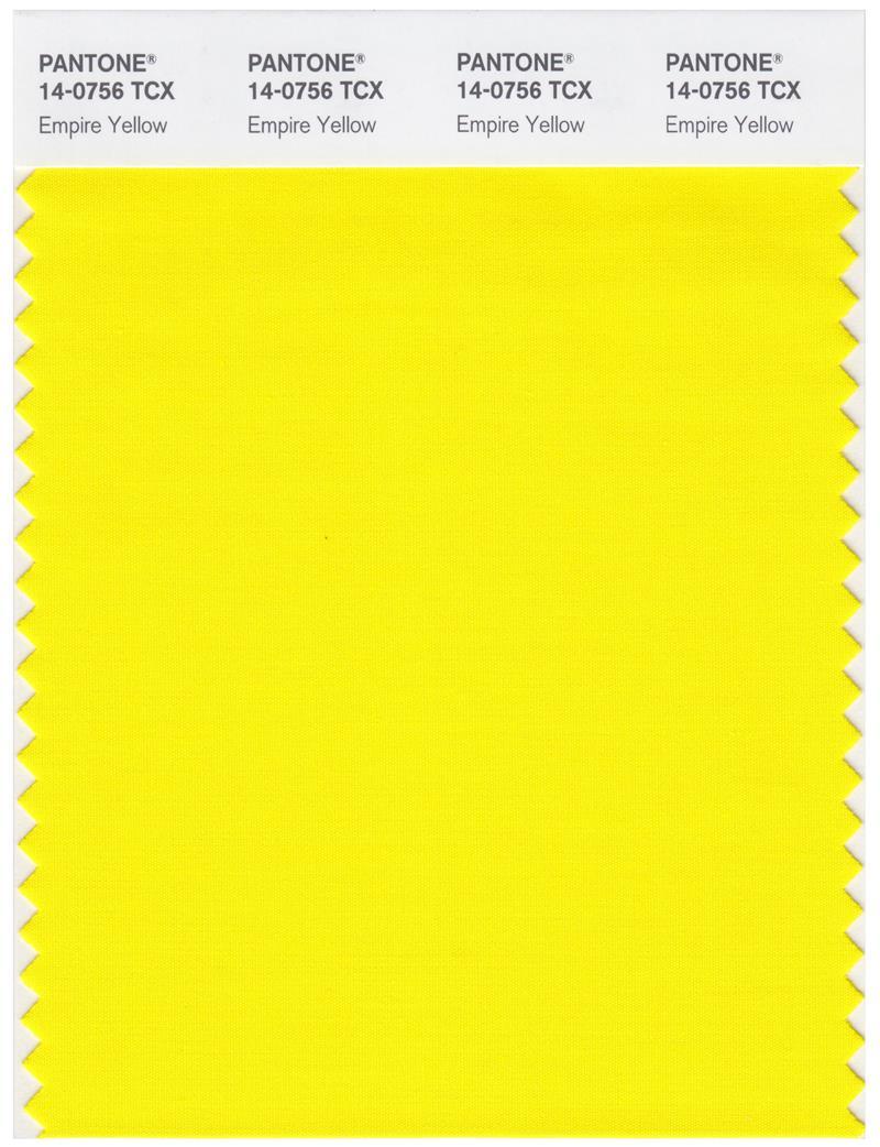 Pantone Smart 14-0756 TCX Color Swatch Card | Empire Yellow
