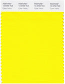 Pantone Smart 14-0760 TCX Color Swatch Card | Cyber Yellow