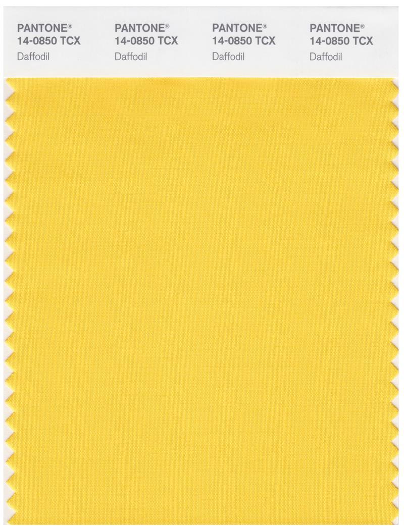 Pantone Smart 14-0850 TCX Color Swatch Card | Daffodil | Magazine