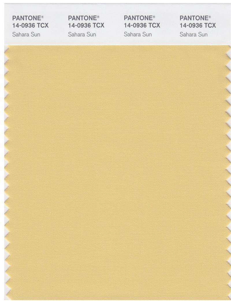 Pantone Smart 14-0936 TCX Color Swatch Card | Sahara Sun