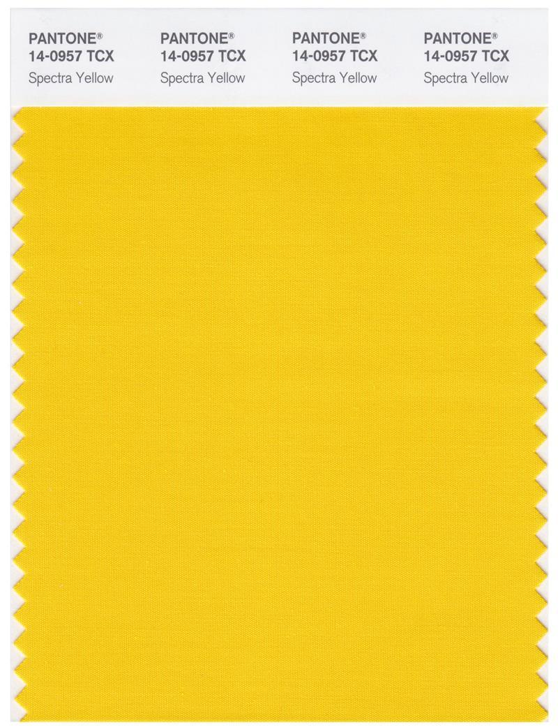 Spectra Yellow Pantone Smart 14-0957 TCX Color Swatch Card | Spectra Yellow | Magazine ...