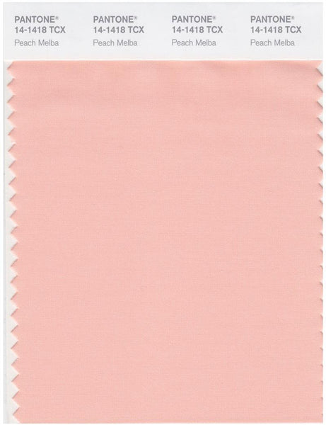 PEACH Pantone Smart 14-1418 TCX Color Swatch Card | Peach Melba
