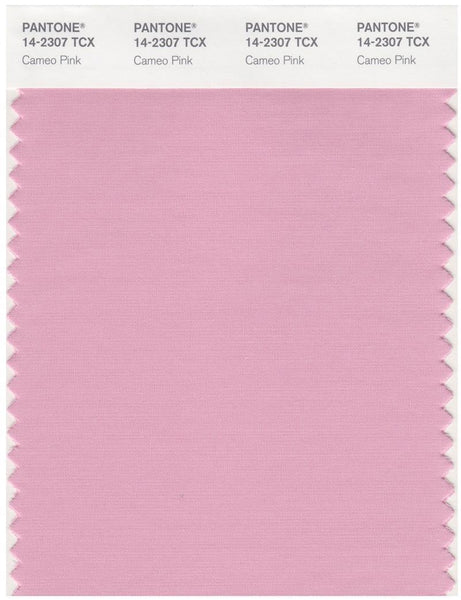 Pantone Smart 14-2307 TCX Color Swatch Card | Cameo Pink