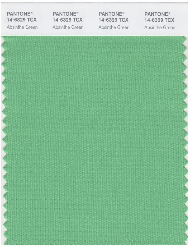 To**☆ Pantone Smart 14-6329 TCX Color Swatch Card | Absinthe Green