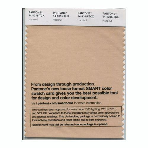 Pantone Smart 14-1315 TCX Color Swatch Card | Hazelnut | Magazine