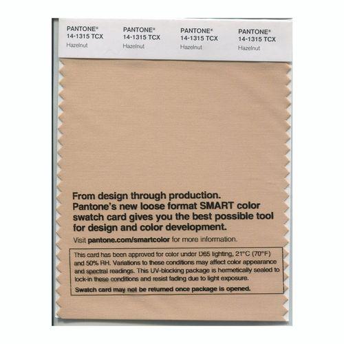 Pantone Smart 14-1315 TCX Color Swatch Card | Hazelnut