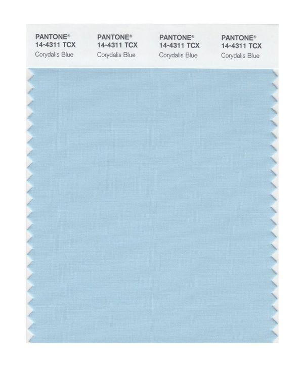 Pantone Smart 14-4311 TCX Color Swatch Card | Corydalis Blue