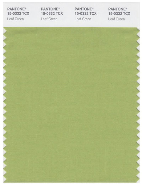 Pantone Smart 15-0332 TCX Color Swatch Card | Leaf Green