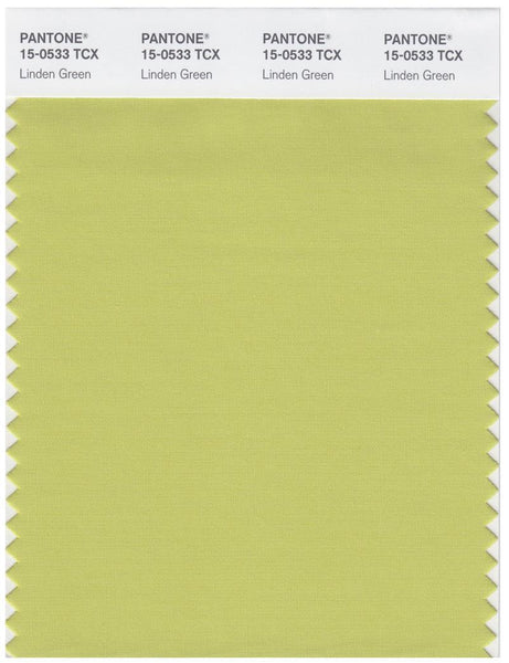 Pantone Smart 15-0533 TCX Color Swatch Card | Linden Green