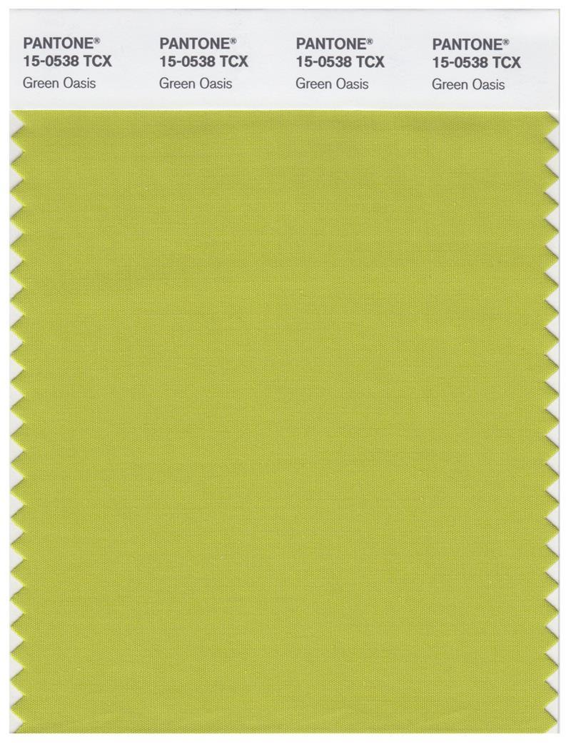 Pantone Smart 15-0538 TCX Color Swatch Card | Green Oasis