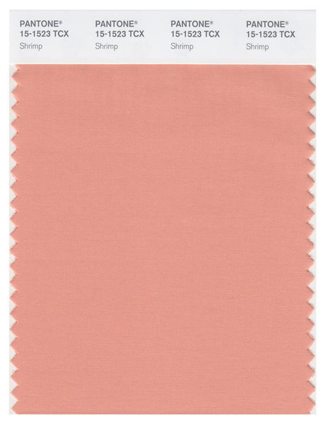 Pantone Smart 15-1523 TCX Color Swatch Card | Shrimp | Magazine