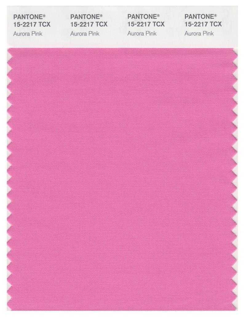 Pantone Smart 15-2217 TCX Color Swatch Card | Aurora Pink