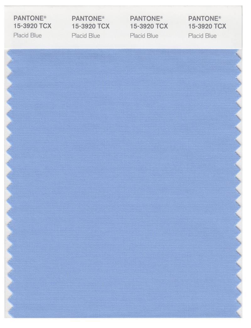 Pantone Smart 15-3920 TCX Color Swatch Card | Placid Blue