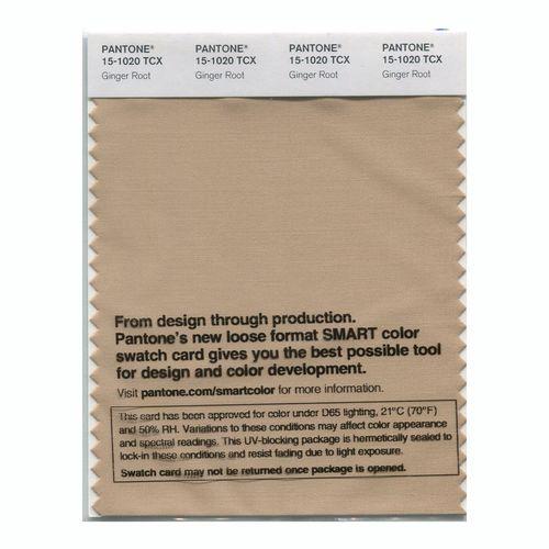 Pantone Smart 15-1020 TCX Color Swatch Card | Ginger Root