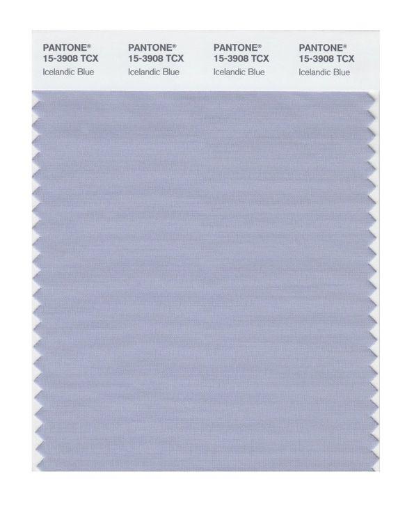Pantone Smart 15-3908 TCX Color Swatch Card | Icelandic Blue