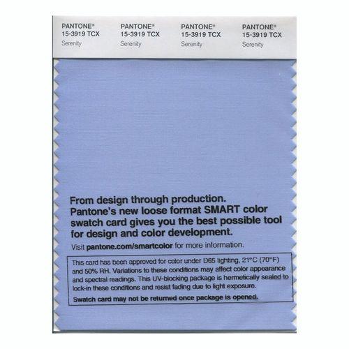 Pantone Smart 15-3919 TCX Color Swatch Card | Serenity | Magazine
