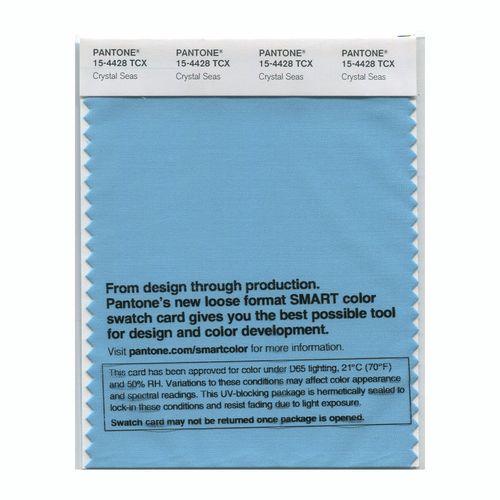 Pantone Smart 15-4428 TCX Color Swatch Card | Crystal Seas