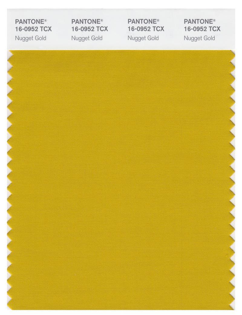 Pantone Smart 16-0952 TCX Color Swatch Card | Nugget Gold