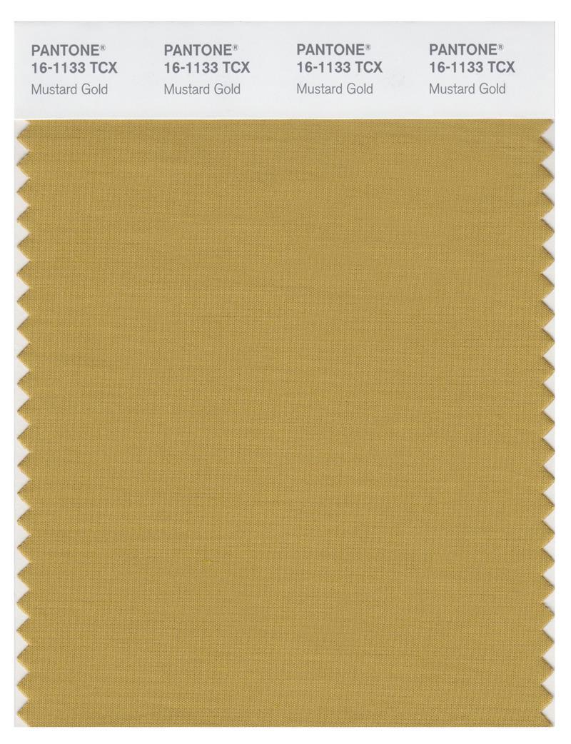 Pantone Smart 16-1133 TCX Color Swatch Card | Mustard Gold